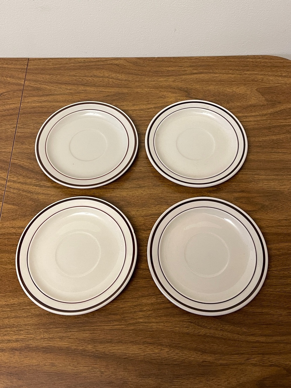 Vintage Set of 4 Coffee Cup Saucer Plates